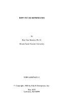 Cover  How to use reprimads