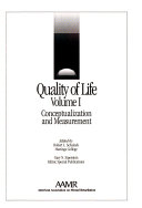 Cover  Quality of Life. Volume I: Conceptualization and Measurement