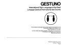 Cover  Gestuno : International Sign Language of the Deaf - Langage Gestuel International des sourds