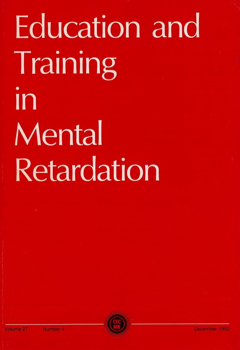 Cover  Automatization of mathematics skills via computer-assisted instruction among students with mild mental handicaps