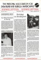 Cover  The National Association for DeafBlind Rubella Handicapped : Newsletter