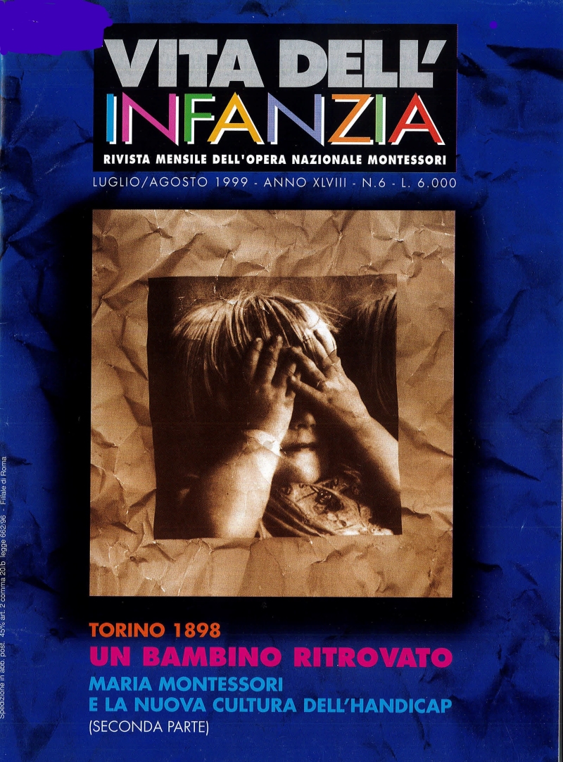 Cover  Vita dell'infanzia