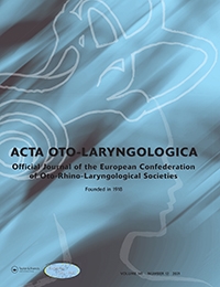 Cover  Acta oto-laryngologica