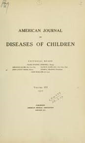 Cover  American Journal of Diseases of Children AJDC