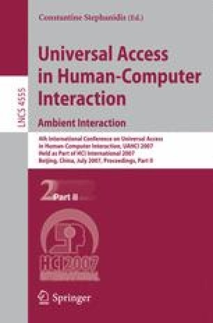 Cover  Universal Access in Human-Computer Interaction