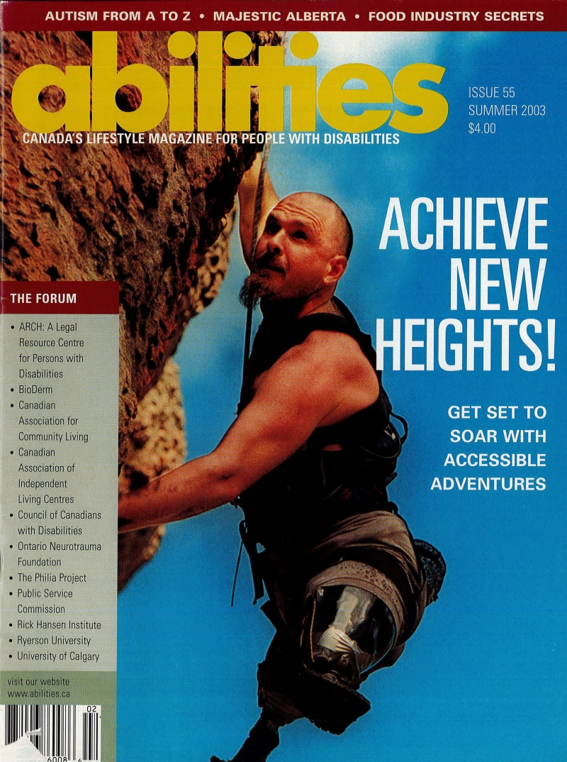 Cover  Abilities : Canada's lifestyle magazine for people with disabilities