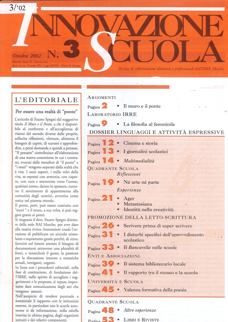 Cover  Innovazione Scuola