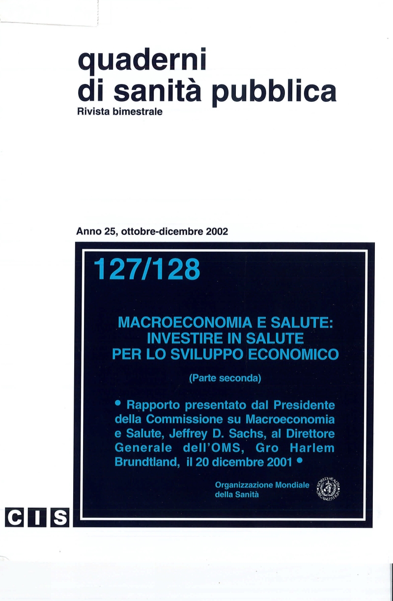 Cover  Ambiente e salute : Guida alla pianificazione locale