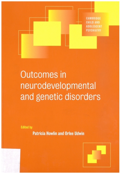 Cover  Outcomes in neurodevelopmental and genetic disorders
