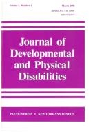 Cover  The treatment of self-injurious hand mouthing by using-a multi-component intervention with Individuals positioned in a small Group