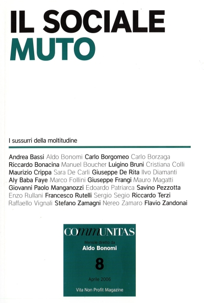 Cover  Il sociale muto : i sussurri della moltitudine
