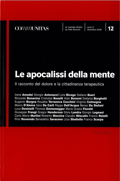 Cover  Le apocalissi della mente