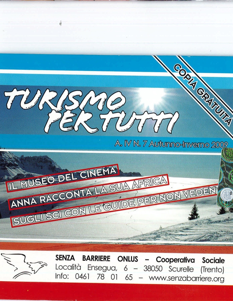 Cover  Turismo per tutti