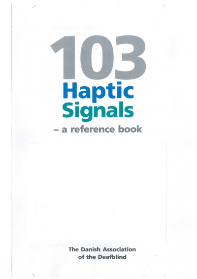 Cover  103 Haptic Signals - a reference book