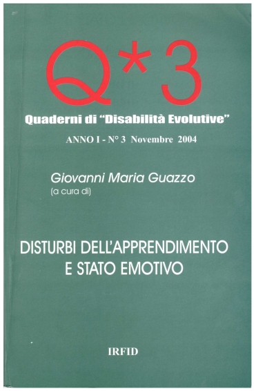 Cover  Ansia e rendimento scolastico