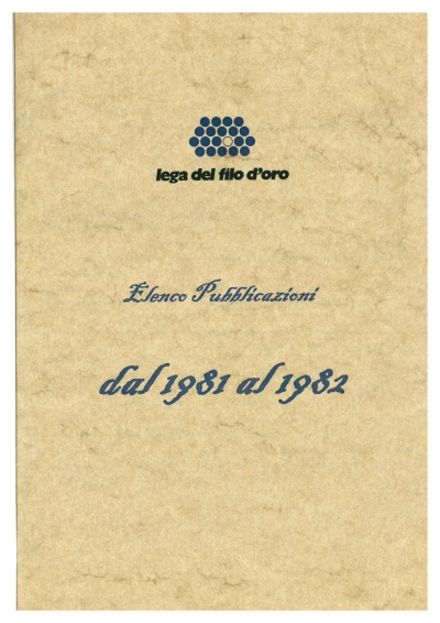 Cover  1981-1982 Pubblicazioni