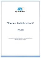 Cover  2009 Pubblicazioni : parte seconda