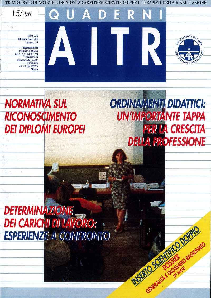 Cover  Quaderni AITR