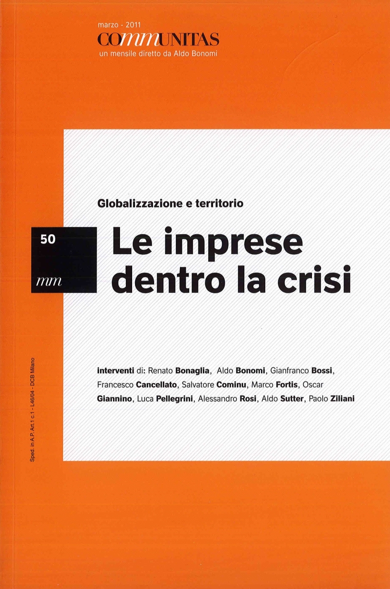 Cover  Globalizzazione e territorio : le imprese dentro la crisi
