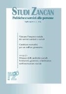 Cover  Ambito territoriale della politica sociale nel piano di sviluppo economico : l'assistenza