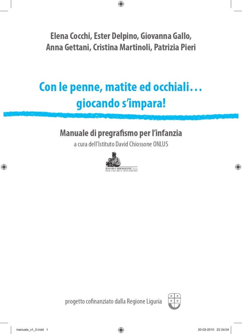 Cover  Con le penne, matite ed occhiali... giocando s'impara!
