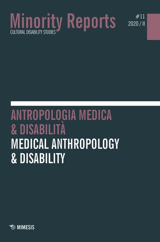 Cover  Antropologia medica & disabilità - Medical anthropology & disability