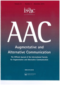 Cover  Nurse perspectives on supporting children and youth who use augmentative and alternative communication (AAC) in the pediatric intensive care unit