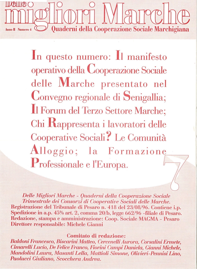 Cover  Speciale ONLUS : seconda parte
