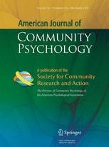 Cover  American Journal of Community Psychology