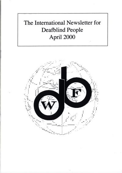 Cover  The international newsletter for deafblind people