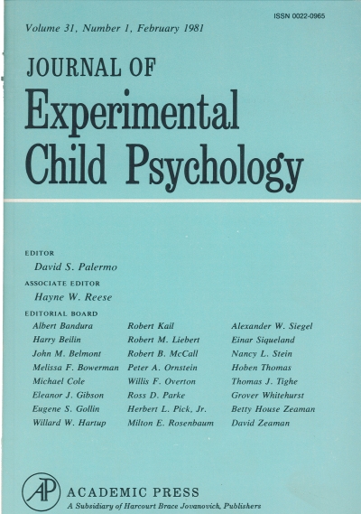 Cover  Conditioning visual orientation of conduct problem children in the classroom