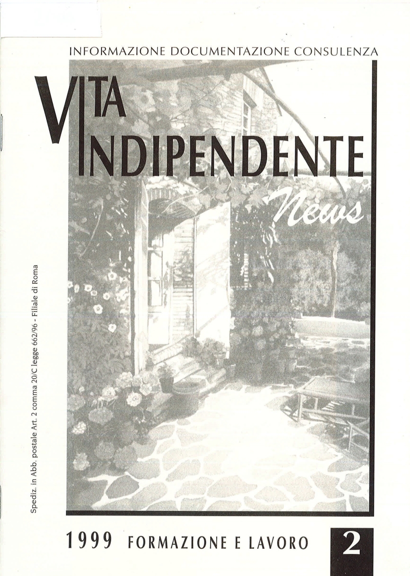 Cover  1998 diritto al lavoro dei disabili