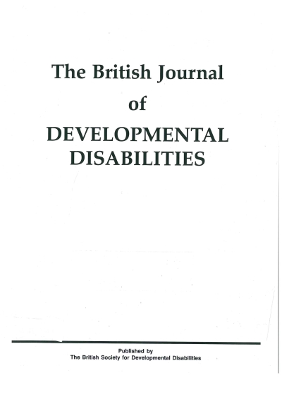 Cover  Staff perceptions of the communicative competence of adult persons with intellectual disabilities