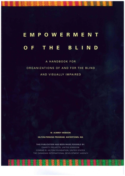 Cover  Empowerment of the blind
