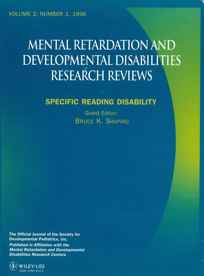 Cover  Specific reading disability : Overview