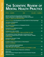 Cover  The Scientific Review of Mental Health Practice - SRMHP