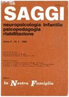 Cover  I potenziali evocati uditivi del tronco encefalico in bambini affetti da sindrome di Down