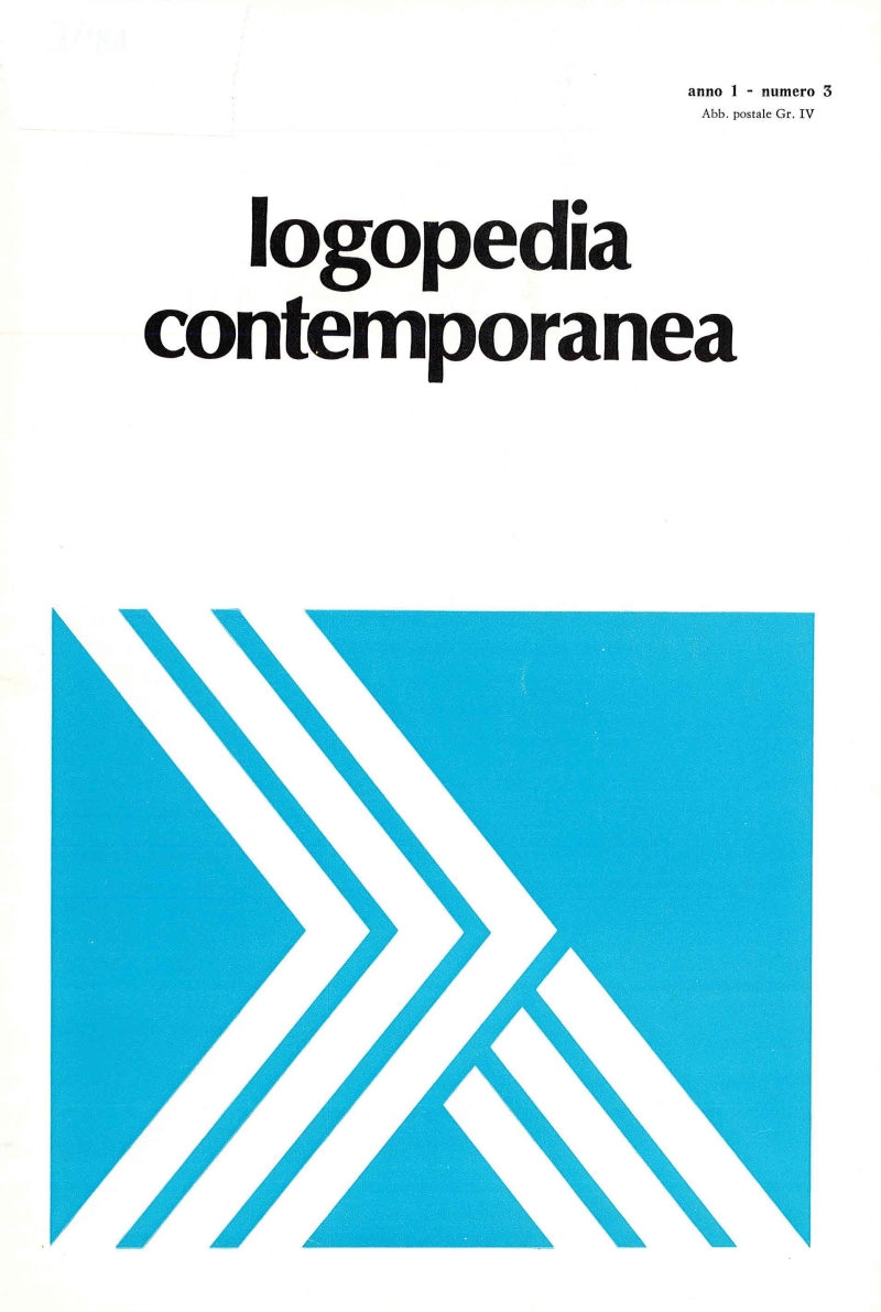 Cover  Logopedia contemporanea