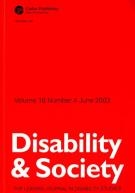 Cover  The ambiguous role of welfare structures in relation to the emergence of activism among disabled people : research evidence from Northern Ireland